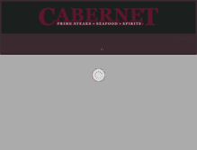 Tablet Screenshot of cabernetsteakhouse.com